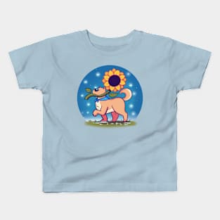 He's got you a present! Kids T-Shirt